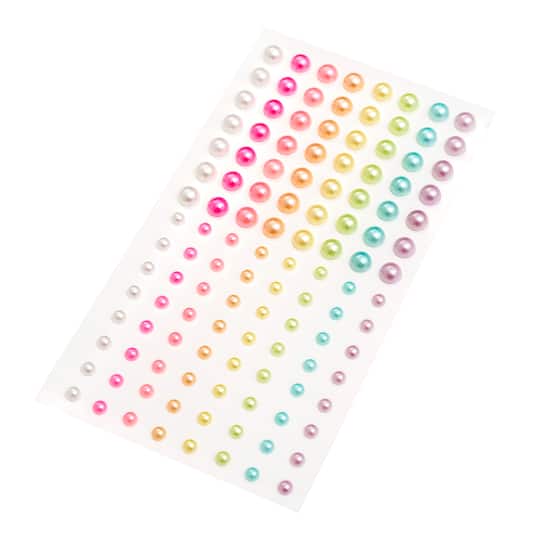 12 Packs: 120 ct. (1,440 total) Multicolor Pearl Stickers by Recollections™